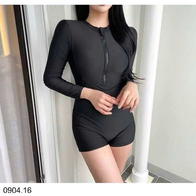 26HA0904.16 - BỘ BƠI ĐEN LIỀN THÂN CHO NỮ