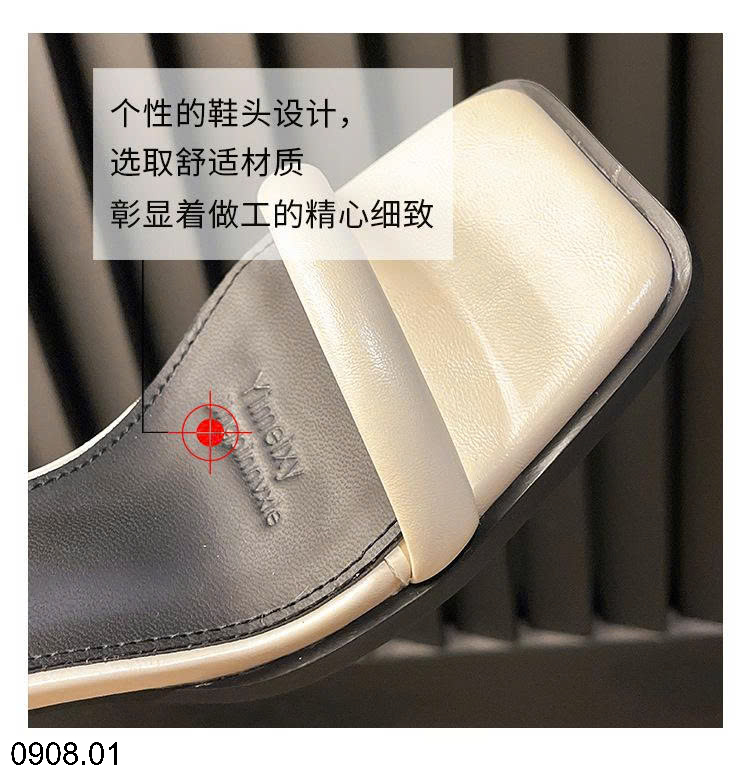 26HA0908.01 - SANDAL GÓT VUÔNG CHO NỮ