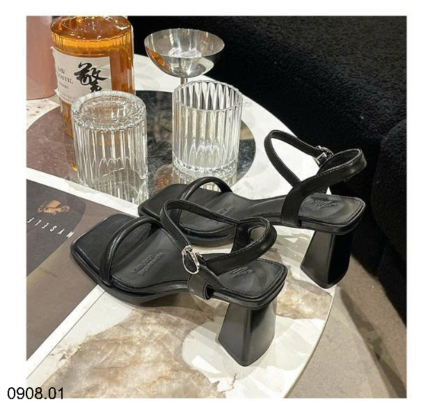 26HA0908.01 - SANDAL GÓT VUÔNG CHO NỮ