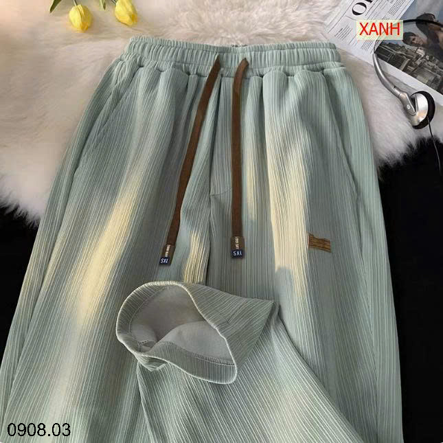 26HA0908.03 - SET 2 QUẦN ỐNG RỘNG NAM NỮ
