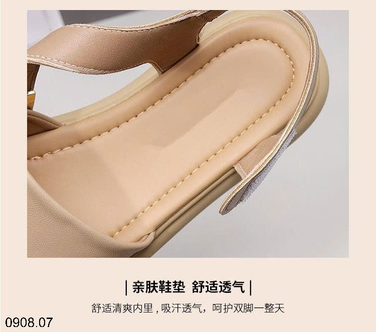 26HA0908.07 - SANDAL NỮ ĐẾ CHỐNG TRƠN TRƯỢT