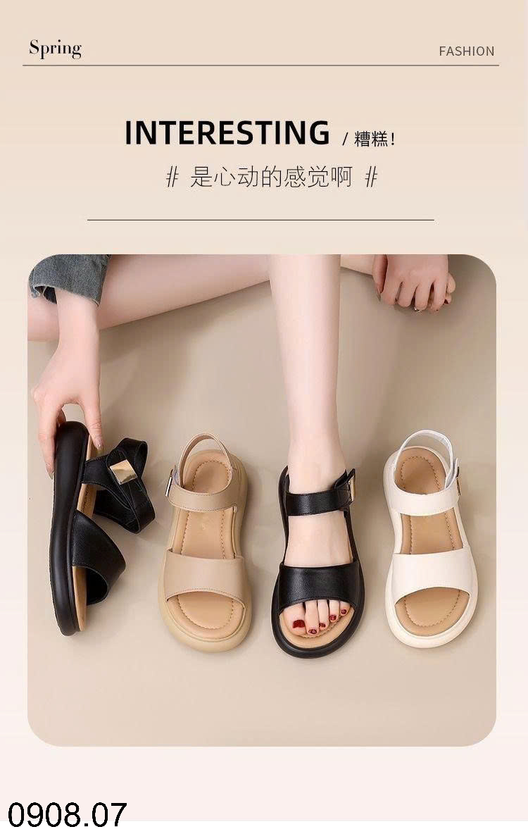 26HA0908.07 - SANDAL NỮ ĐẾ CHỐNG TRƠN TRƯỢT