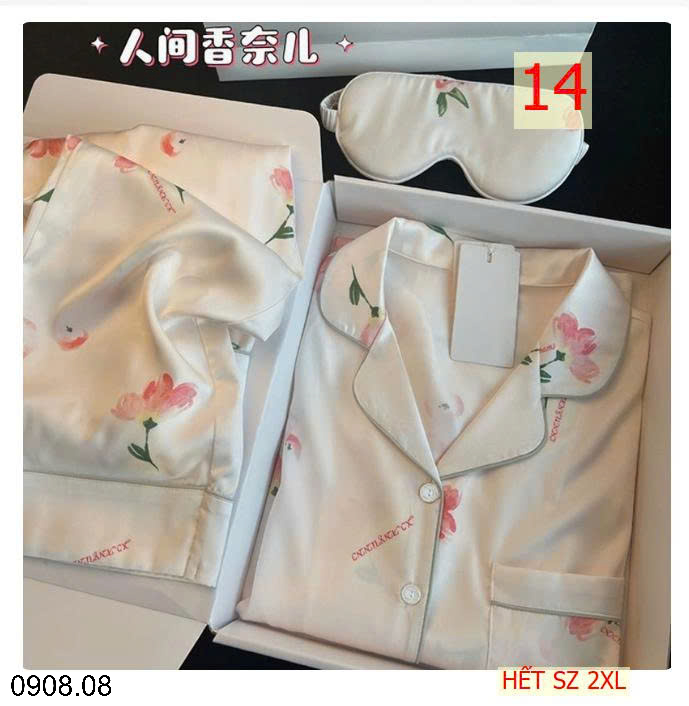 26HA0908.08 - BỘ LỤA PIZAMA THU ĐÔNG