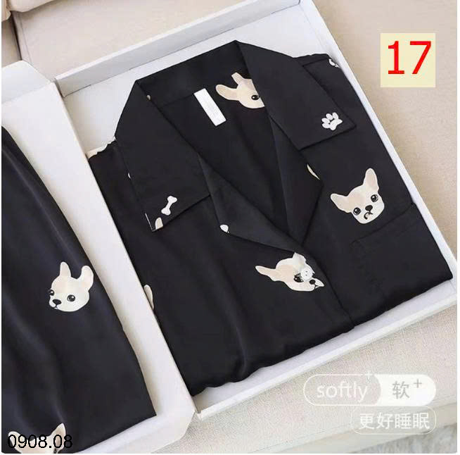26HA0908.08 - BỘ LỤA PIZAMA THU ĐÔNG