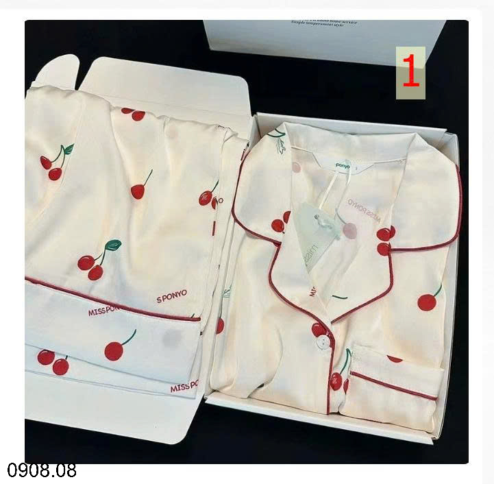 26HA0908.08 - BỘ LỤA PIZAMA THU ĐÔNG