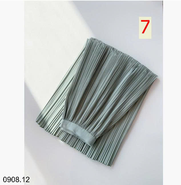 26HA0908.12 - CHÂN VÁY MIDI XẾP LY ANNA