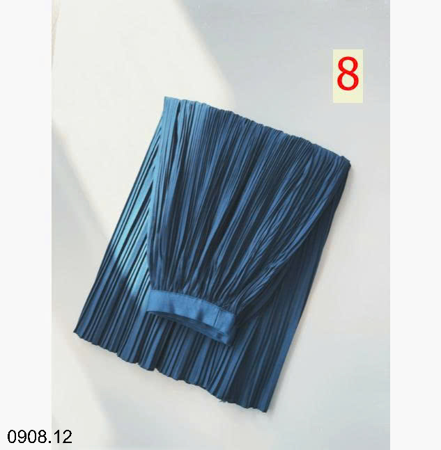 26HA0908.12 - CHÂN VÁY MIDI XẾP LY ANNA