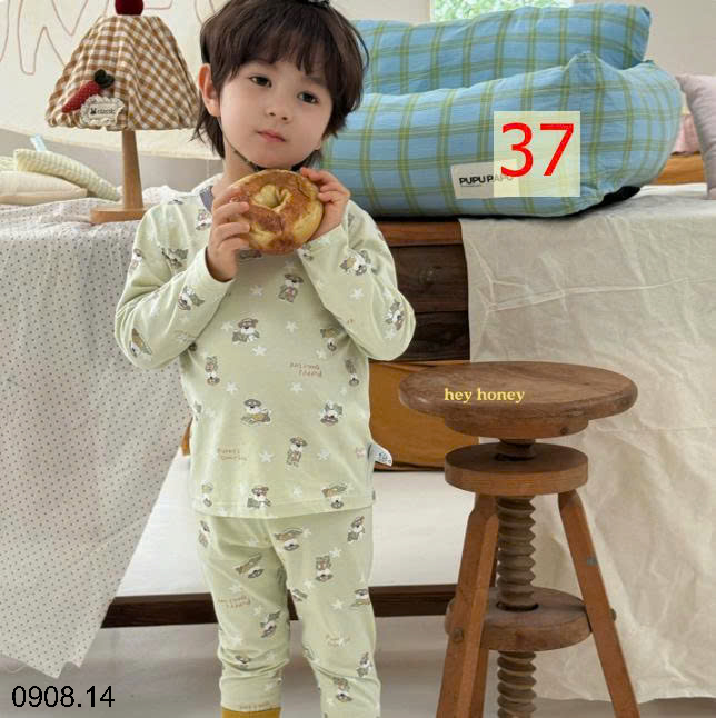 26HA0908.14 - BỘ HEY HONEY MẶC NHÀ CHO BÉ