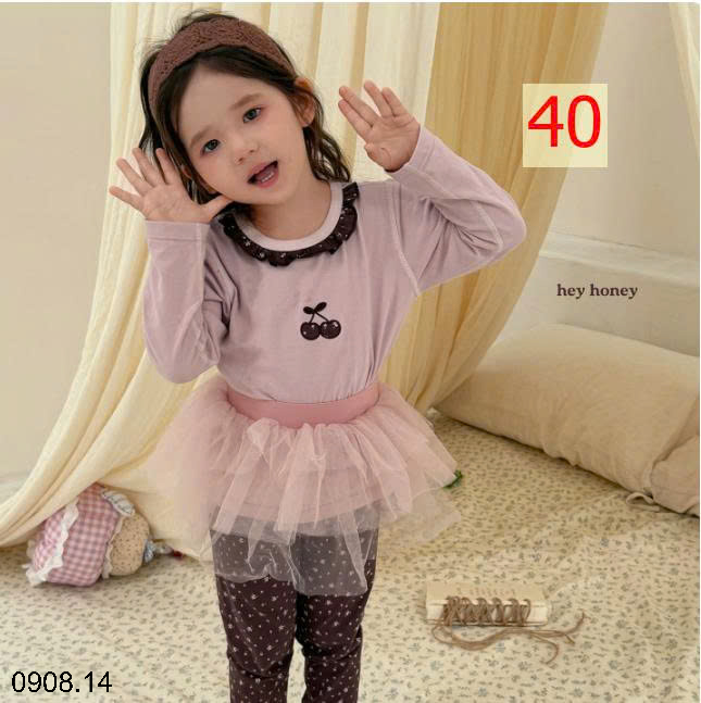 26HA0908.14 - BỘ HEY HONEY MẶC NHÀ CHO BÉ