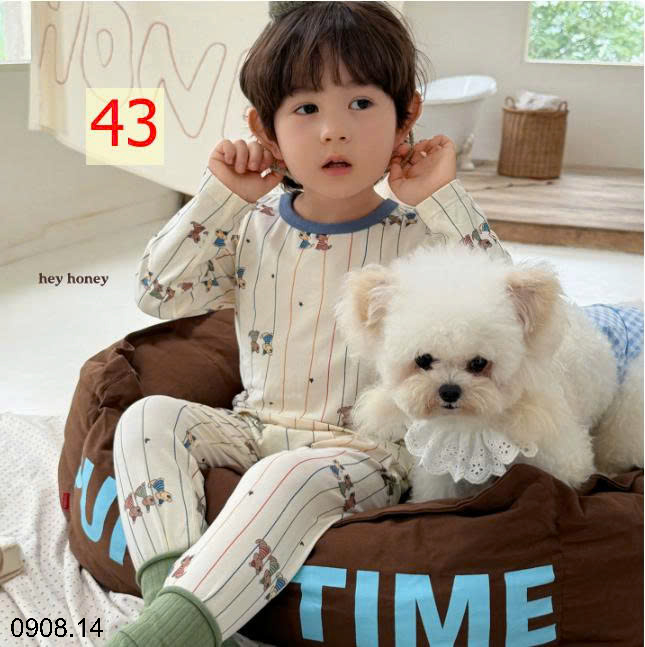 26HA0908.14 - BỘ HEY HONEY MẶC NHÀ CHO BÉ