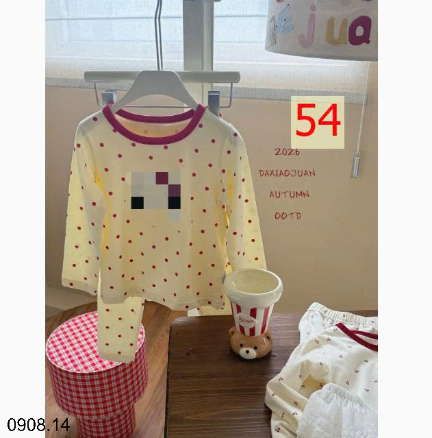 26HA0908.14 - BỘ HEY HONEY MẶC NHÀ CHO BÉ