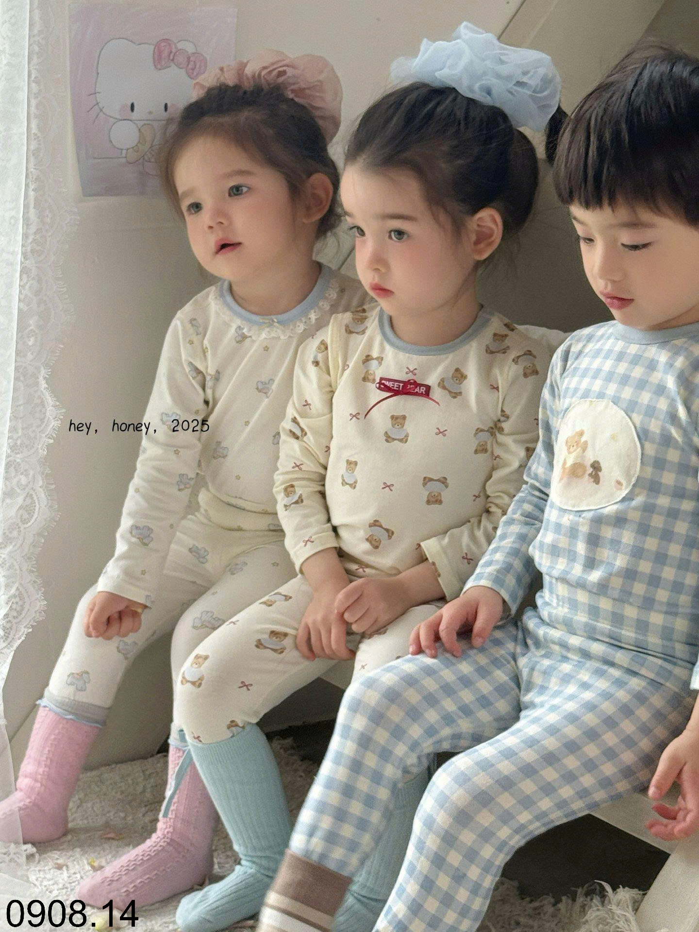26HA0908.14 - BỘ HEY HONEY MẶC NHÀ CHO BÉ