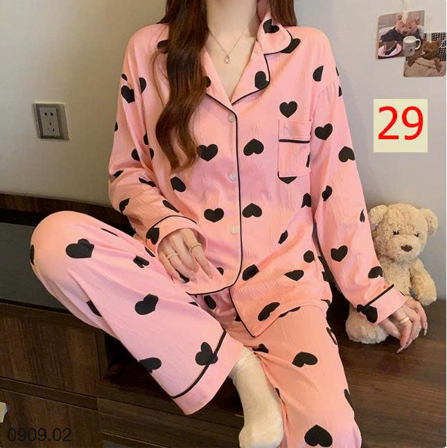 26HA0909.02 - PIZAMA DÀI TAY NỮ MẶC NHÀ