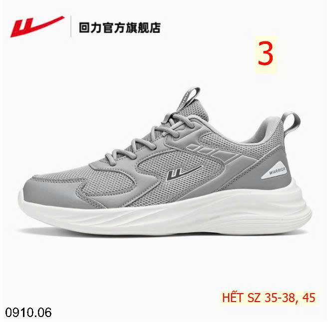 26HA0910.06 - GIÀY THỂ THAO THOÁNG KHÍ WARRIOR NAM NỮ