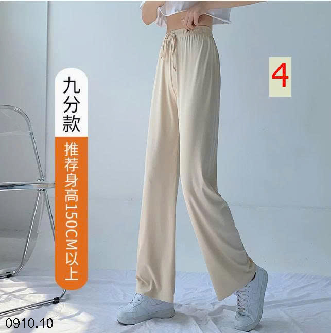 26HA0910.10 - QUẦN ỐNG RỘNG LỤA BĂNG CHO NỮ