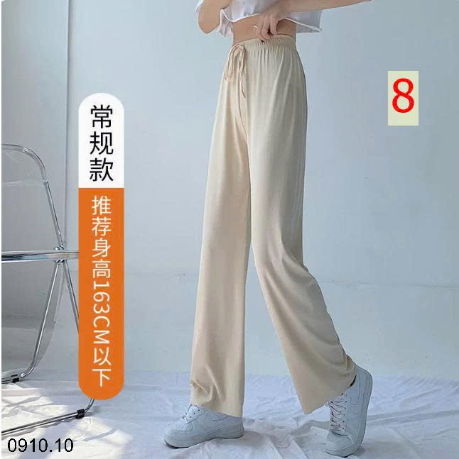 26HA0910.10 - QUẦN ỐNG RỘNG LỤA BĂNG CHO NỮ