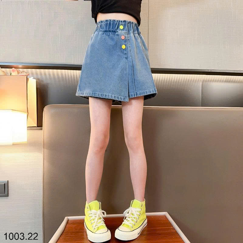 26HA1003.22 - QUẦN SHORT JEAN BÉ GÁI