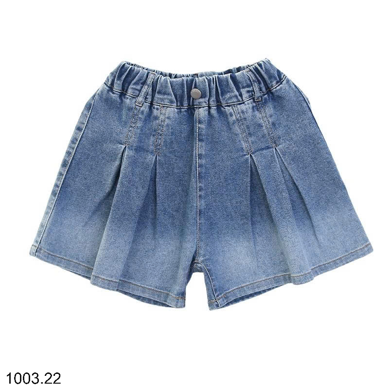 26HA1003.22 - QUẦN SHORT JEAN BÉ GÁI