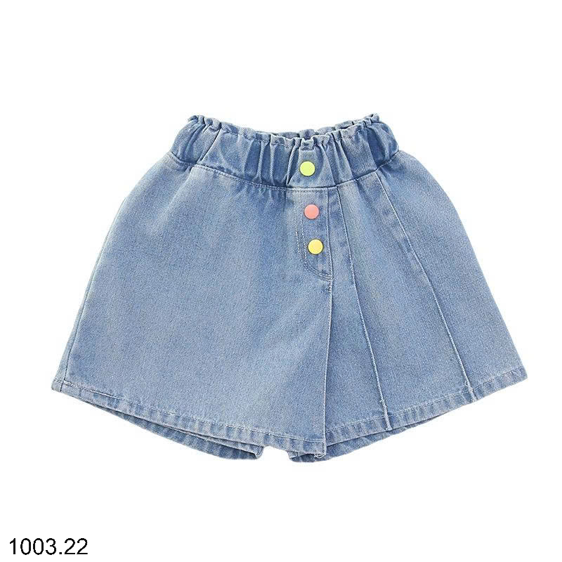 26HA1003.22 - QUẦN SHORT JEAN BÉ GÁI