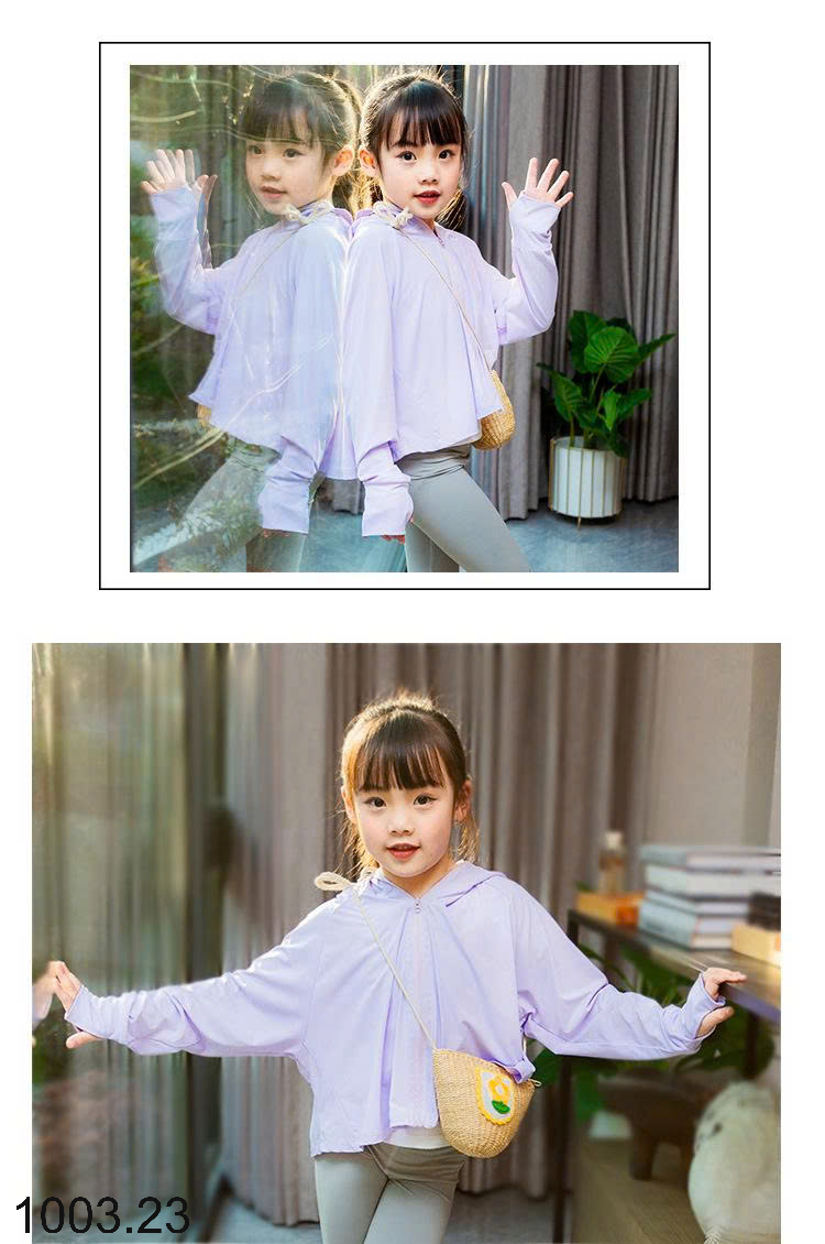 26HA1003.23 - ÁO CHỐNG NẮNG LỤA BĂNG MẸ CON