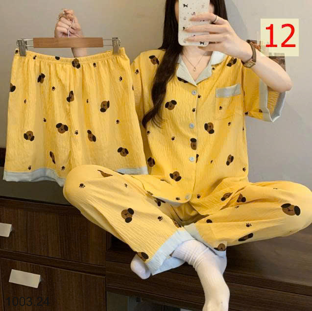 26HA1003.24 - SET ĐỒ BỘ 3 CHI TIẾT CHO NỮ