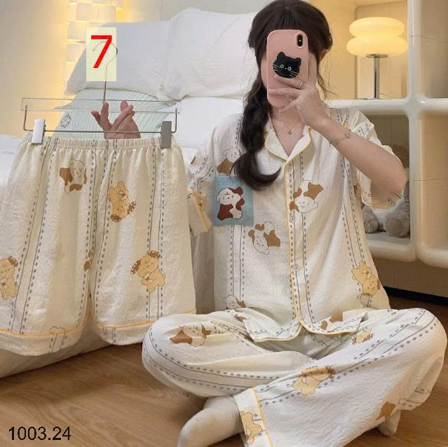 26HA1003.24 - SET ĐỒ BỘ 3 CHI TIẾT CHO NỮ