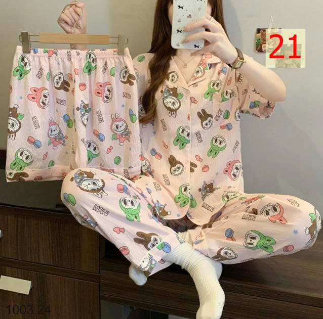 26HA1003.24 - SET ĐỒ BỘ 3 CHI TIẾT CHO NỮ