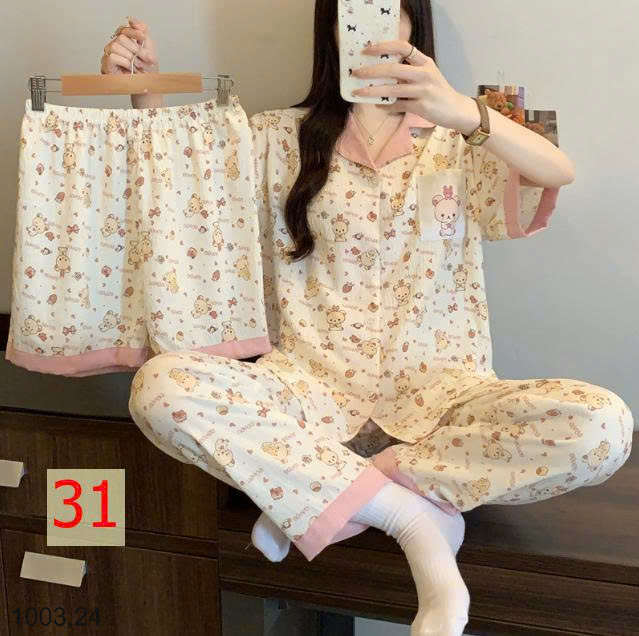 26HA1003.24 - SET ĐỒ BỘ 3 CHI TIẾT CHO NỮ