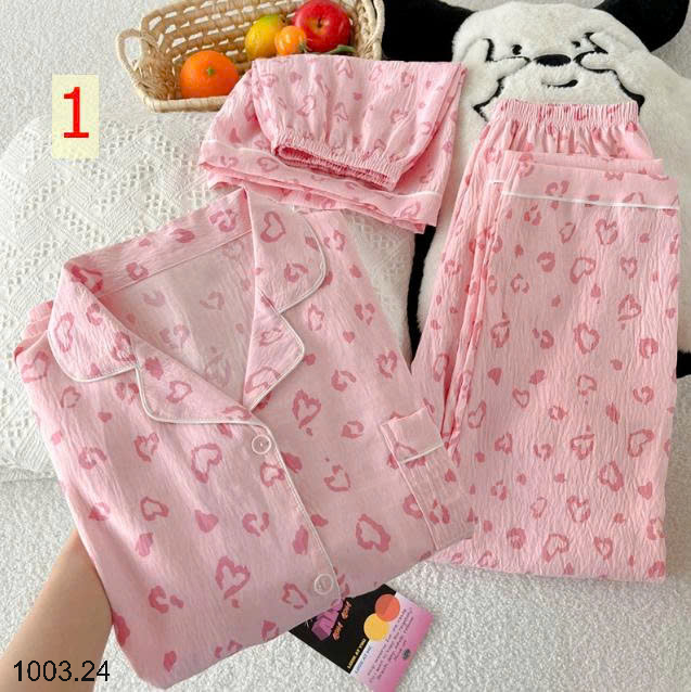 26HA1003.24 - SET ĐỒ BỘ 3 CHI TIẾT CHO NỮ