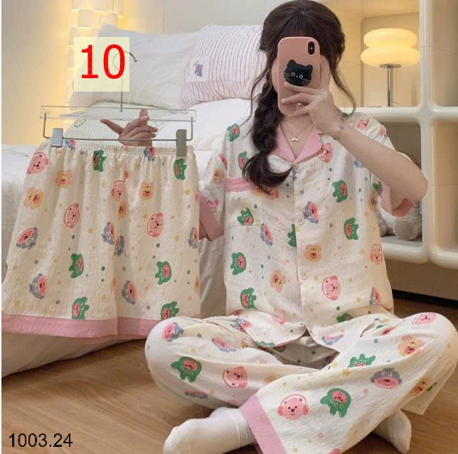 26HA1003.24 - SET ĐỒ BỘ 3 CHI TIẾT CHO NỮ