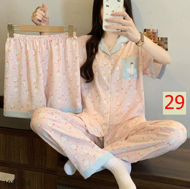 26HA1003.24 - SET ĐỒ BỘ 3 CHI TIẾT CHO NỮ