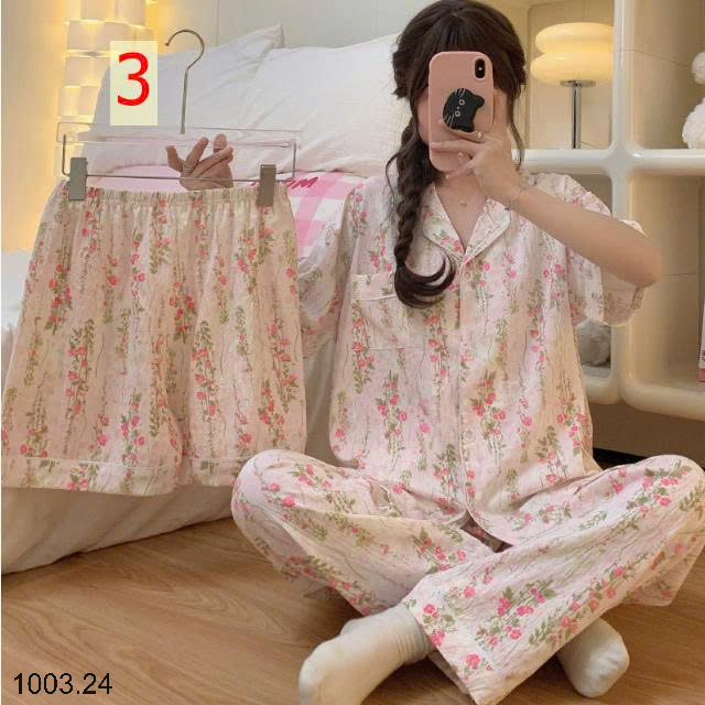 26HA1003.24 - SET ĐỒ BỘ 3 CHI TIẾT CHO NỮ