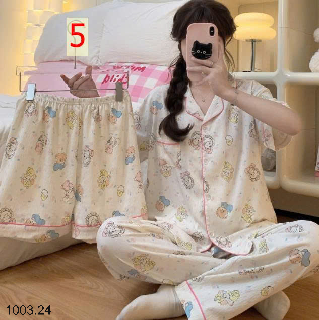 26HA1003.24 - SET ĐỒ BỘ 3 CHI TIẾT CHO NỮ