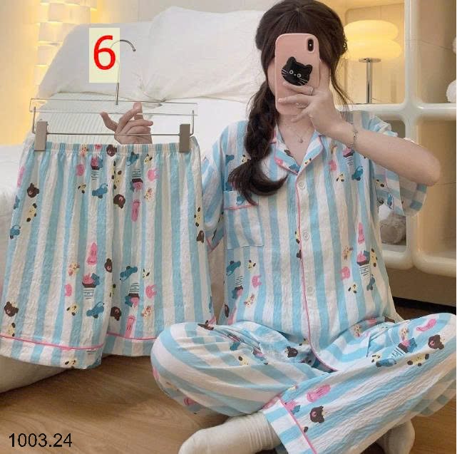 26HA1003.24 - SET ĐỒ BỘ 3 CHI TIẾT CHO NỮ