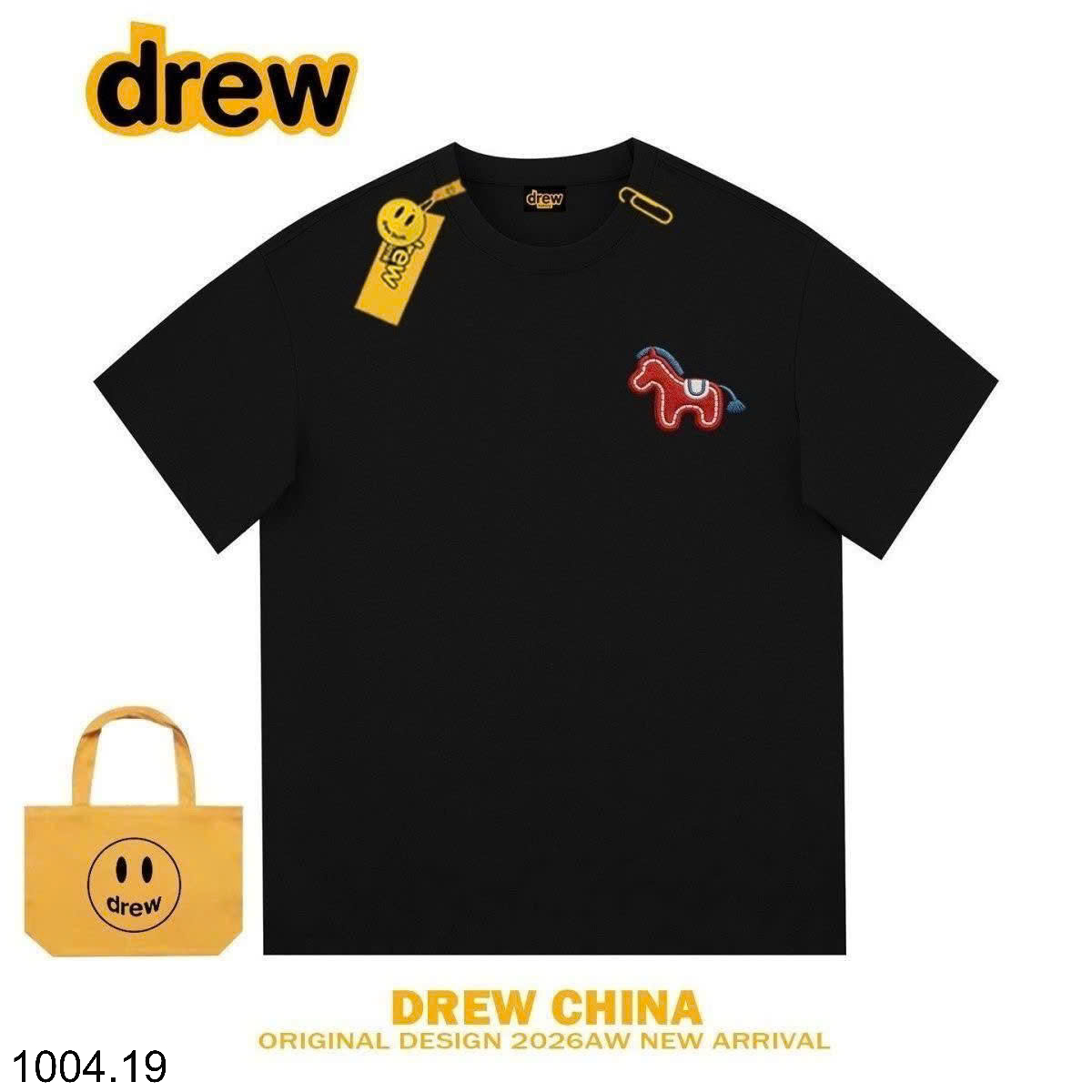 26HA1004.19 - ÁO THUN NỮ HÌNH NGỰA DREW