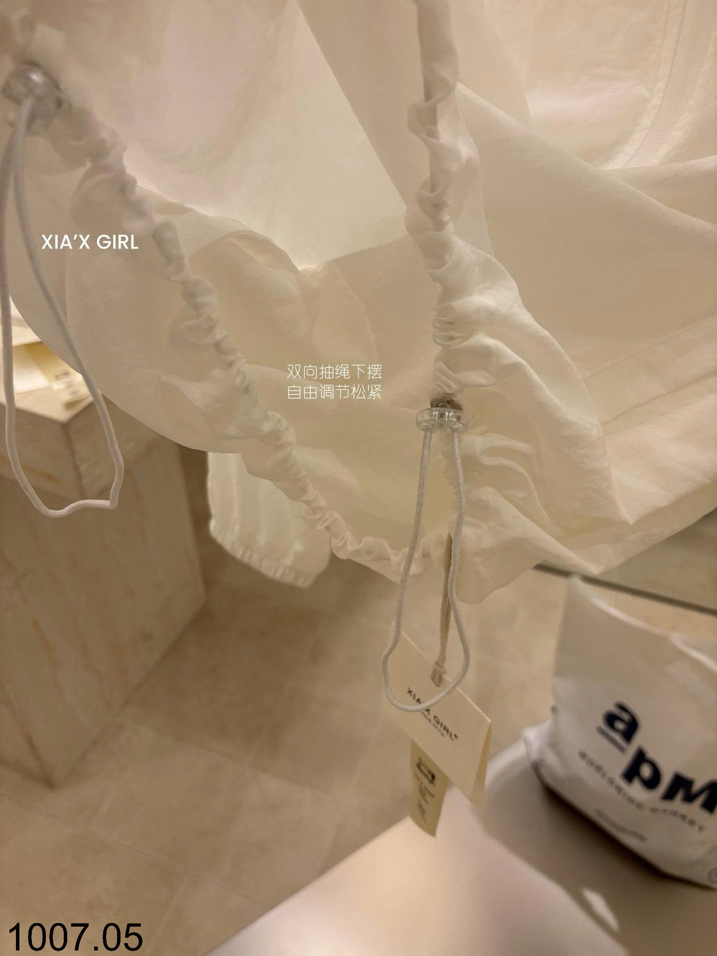 26HA1007.05 - ÁO KHOÁC MỎNG MŨ REN XIA'X GIRL