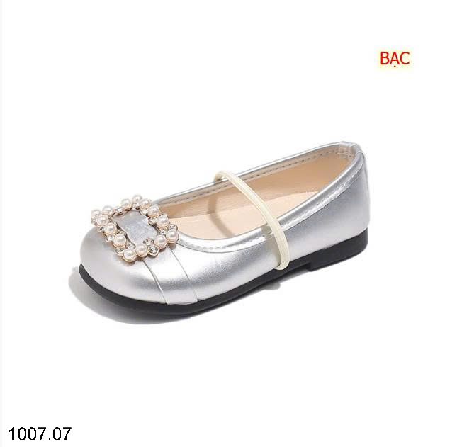 26HA1007.07 - GIÀY BÚP BÊ ĐÍNH CƯỜM BÉ GÁI