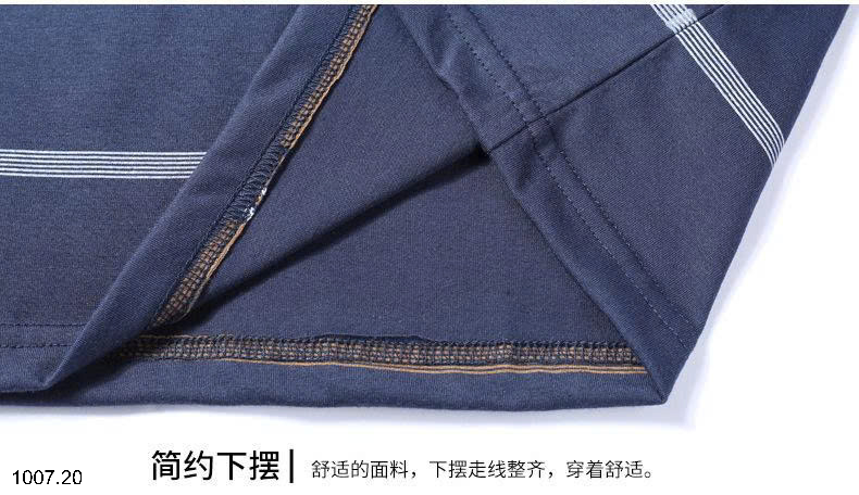 26HA1007.20 - ÁO POLO KẺ TRUNG NIÊN CHO BỐ