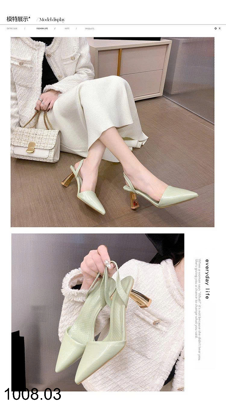26HA1008.03 - GIÀY SANDAL HỞ GÓT NỮ