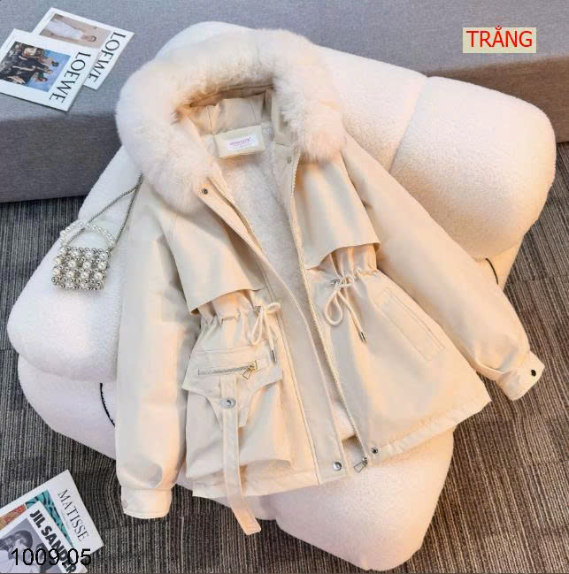 26HA1009.05 - ÁO KHOÁC PARKA LÓT LÔNG CHO NỮ