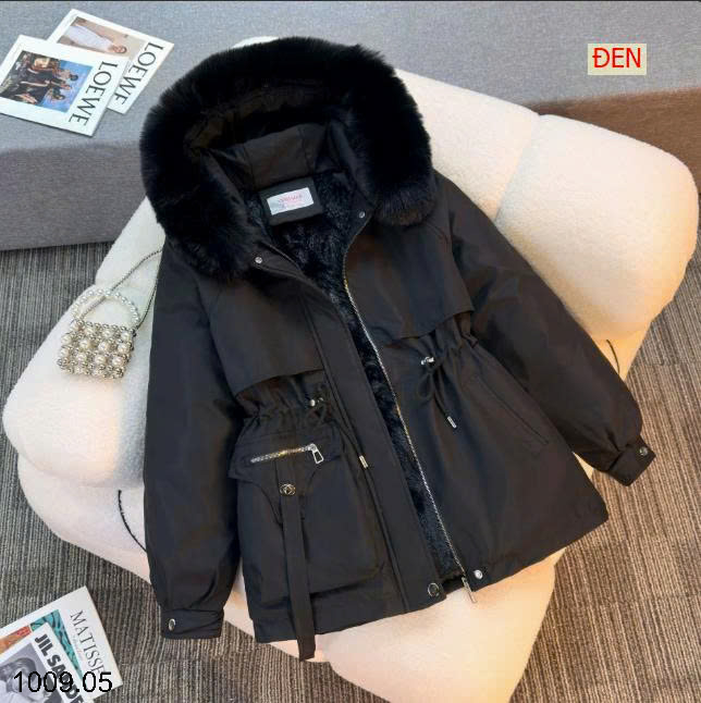 26HA1009.05 - ÁO KHOÁC PARKA LÓT LÔNG CHO NỮ