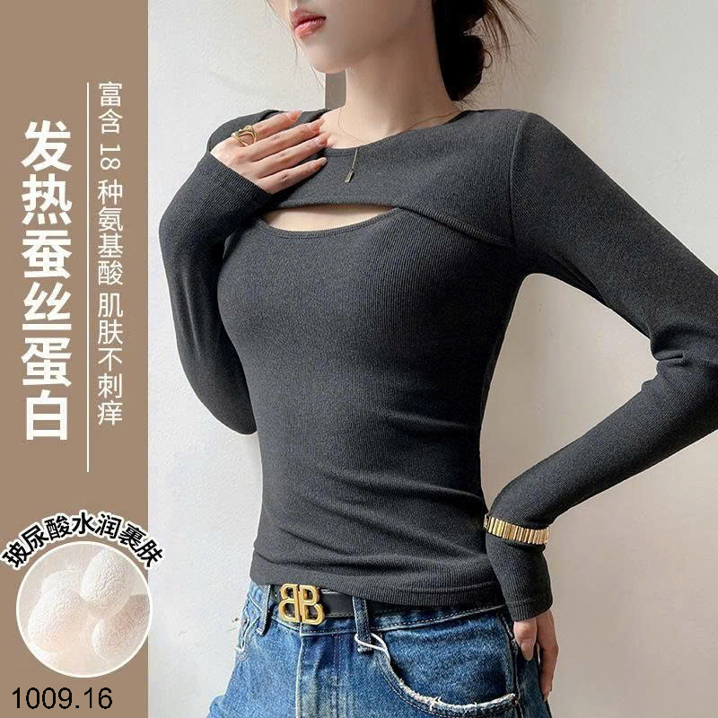 26HA1009.16 - ÁO THUN NỮ KHOÉT NGỰC
