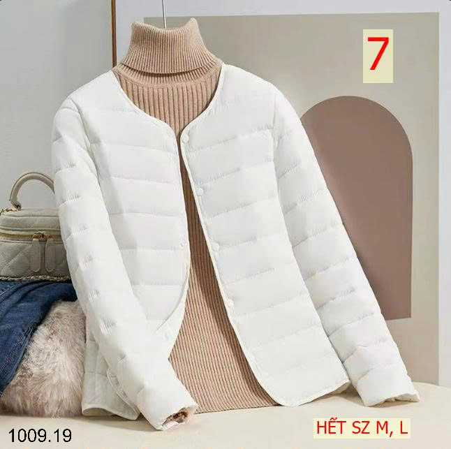 26HA1009.19 - ÁO PHAO SIÊU NHẸ CỔ V NỮ