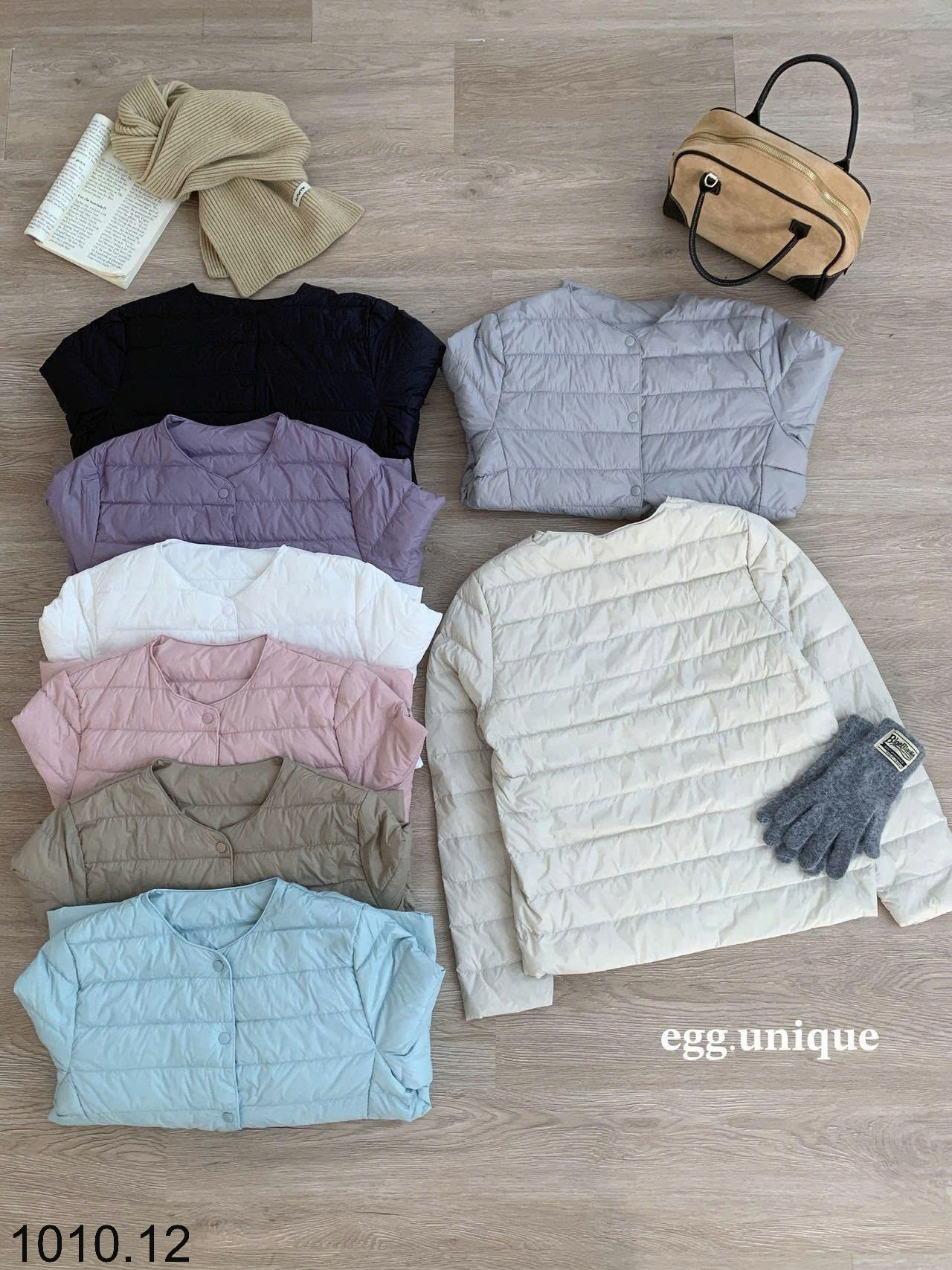 26HA1010.12 - ÁO PHAO LÔNG VŨ EGG