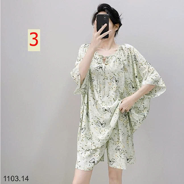 26HA1103.14 - BỘ SUÔNG COTTON LỤA