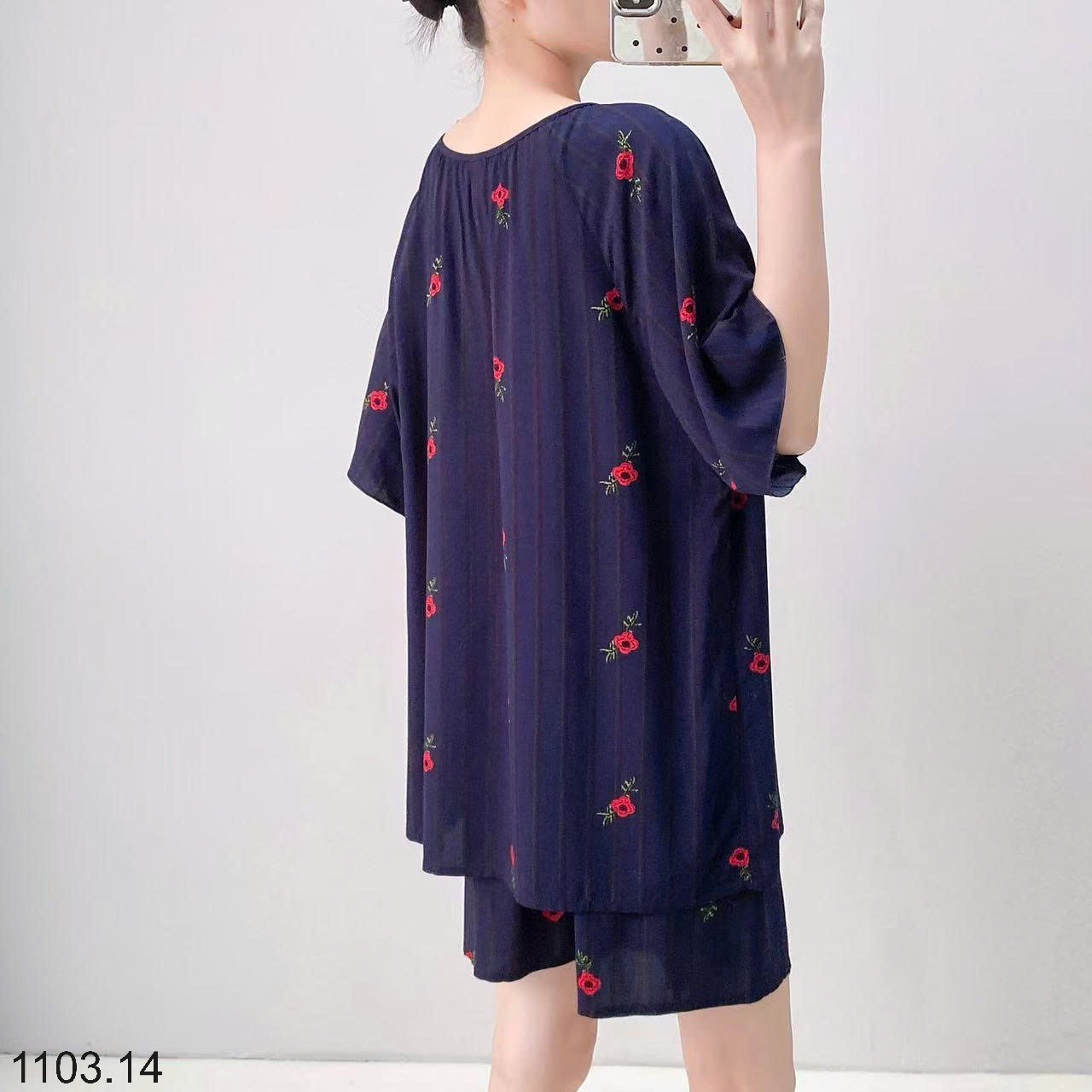 26HA1103.14 - BỘ SUÔNG COTTON LỤA