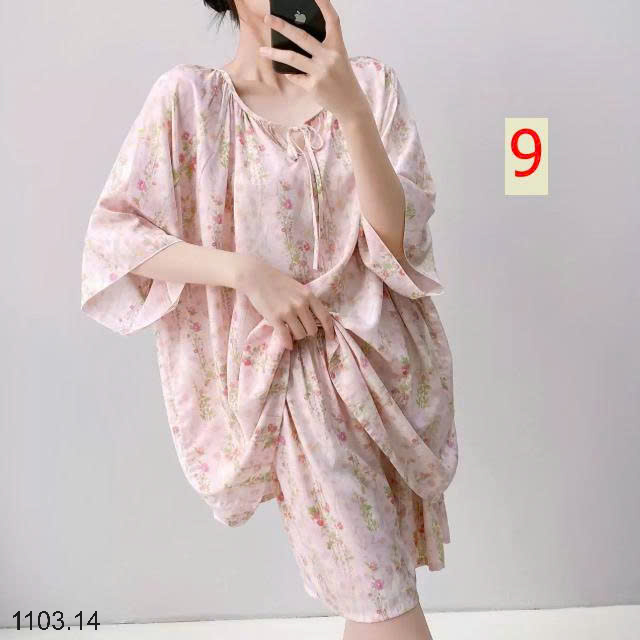 26HA1103.14 - BỘ SUÔNG COTTON LỤA