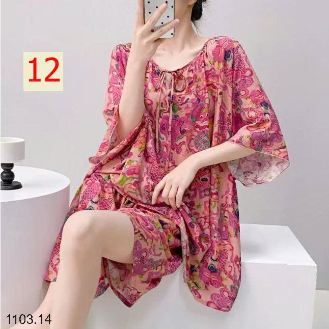 26HA1103.14 - BỘ SUÔNG COTTON LỤA