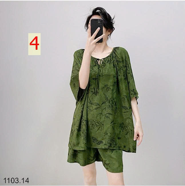 26HA1103.14 - BỘ SUÔNG COTTON LỤA