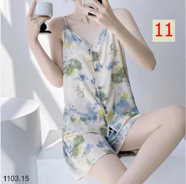 26HA1103.15 - BỘ 2S COTTON LỤA MẶC NHÀ